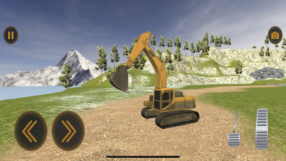 #1. Excavator Crane Driving Sim (iOS) Podle: Bilal Ahmad