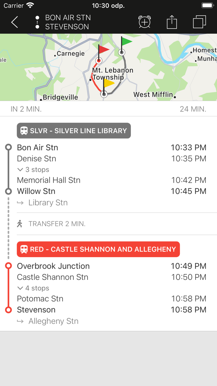 ezRide Pittsburgh PRT