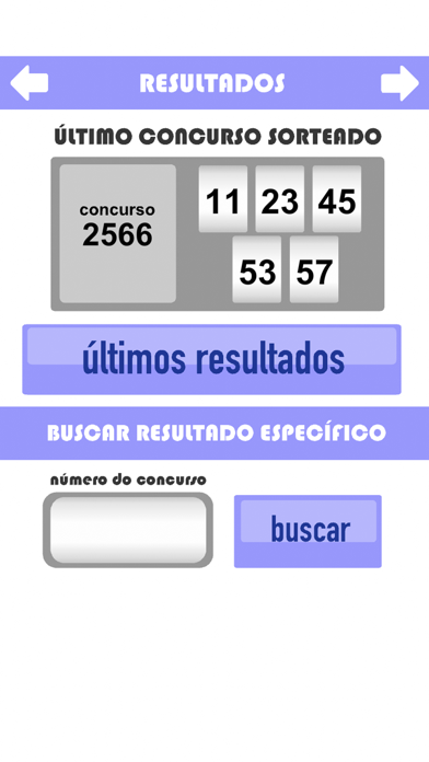 Jogo Certo Quina Screenshot