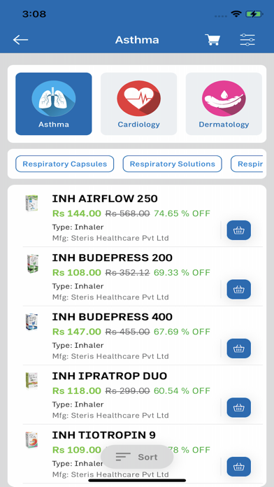 STERIS PHARMA B2B Screenshot