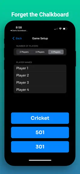 Game screenshot Darts Scoreboard Scorekeeper hack