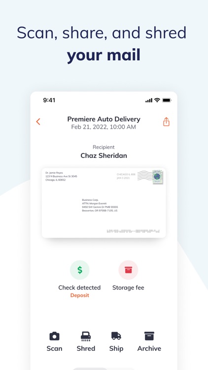Earth Class Mail: Mailbox Scan screenshot-3