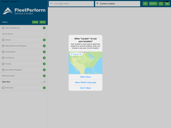 Screenshot #6 pour FleetPerform Service Locator