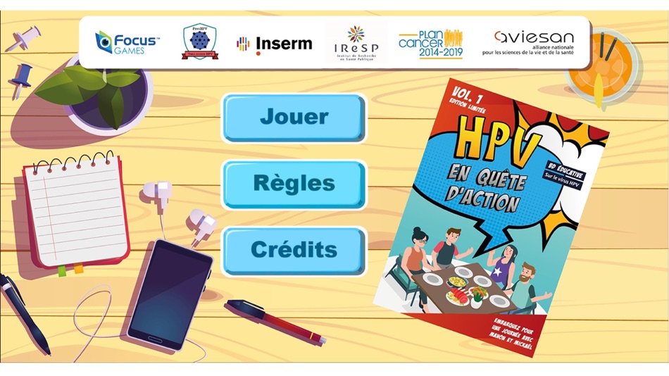 #1. HPV Game (French) (iOS) 由: Focus Games Ltd.
