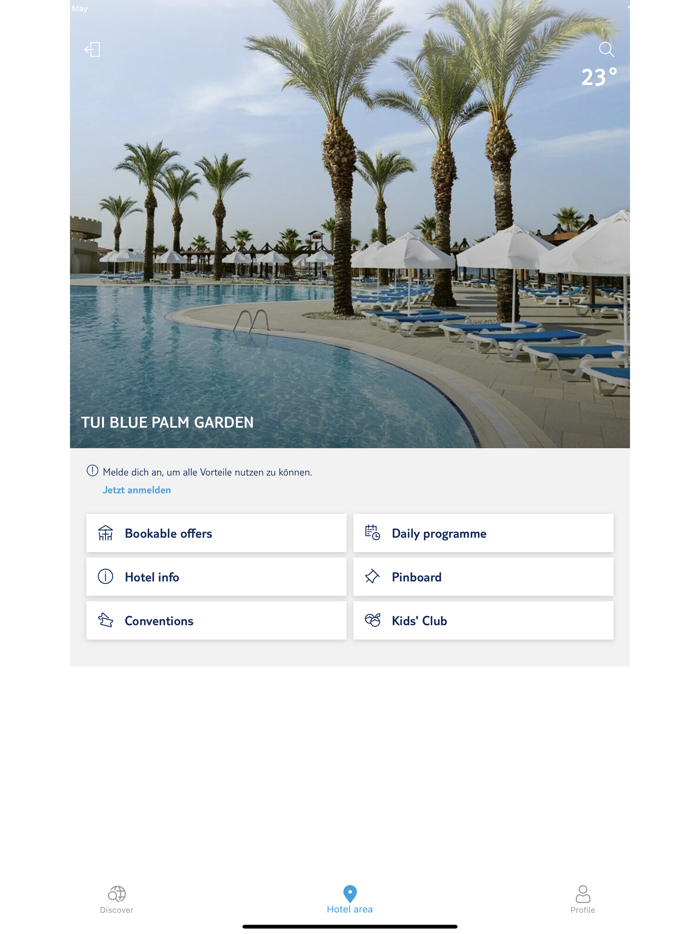 BLUE App - holiday planner