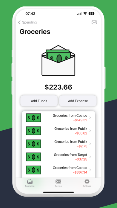 Simple Envelope Budgeting Screenshot