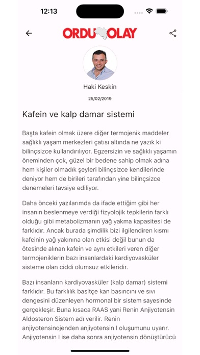 Ordu Olay Gazete Screenshot