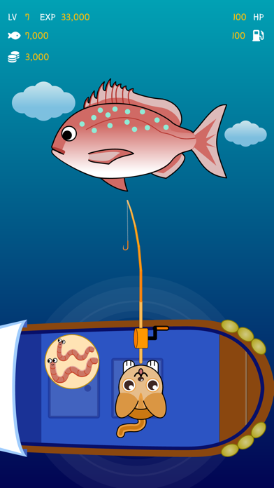 Fishing with cat Screenshot