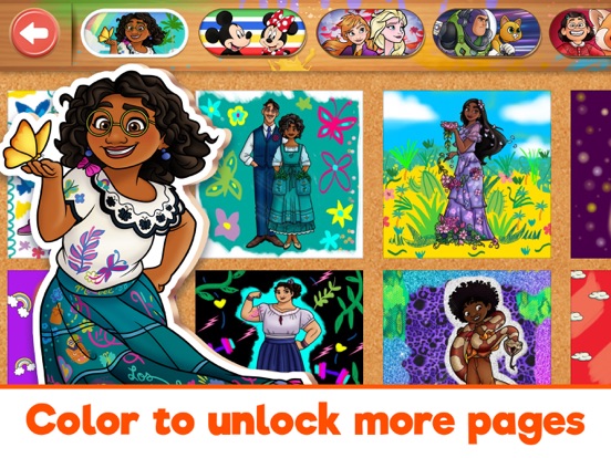 Disney Coloring World+ Screenshots