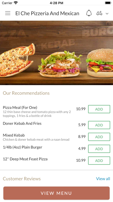 El Che Pizzeria And Mexican Screenshot