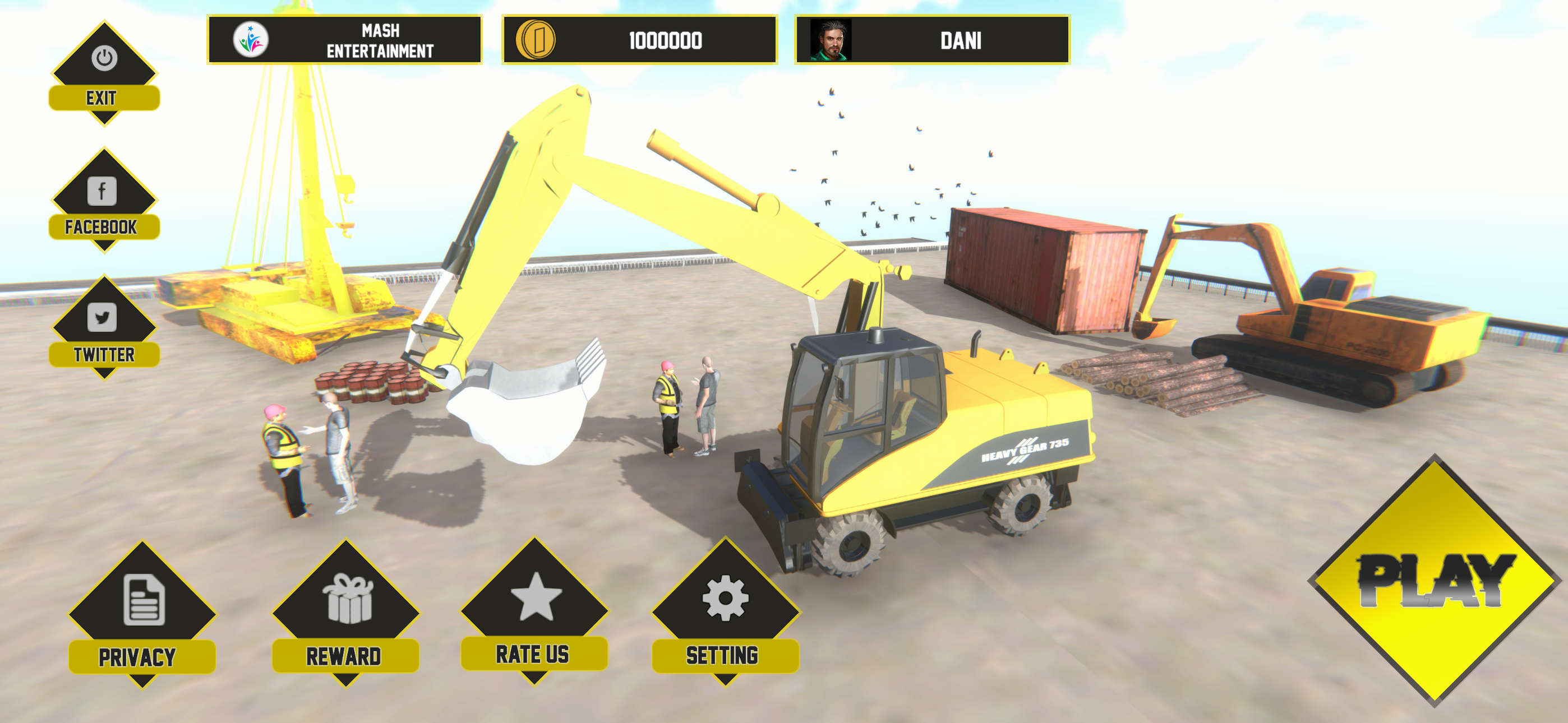 City Construction Dump Truck