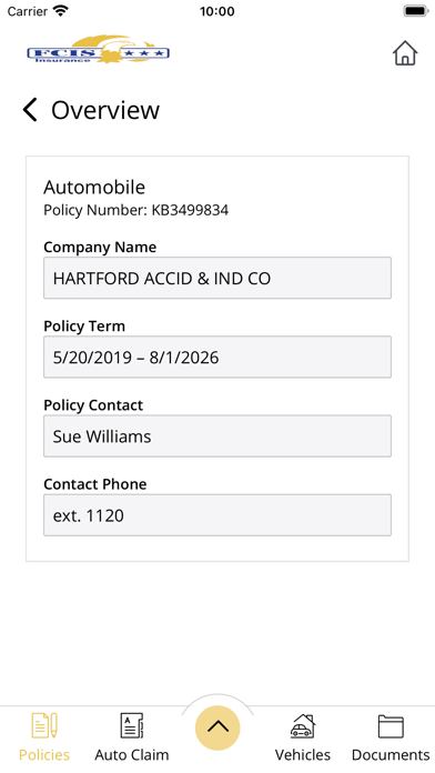 FCIS Insurance Mobile Screenshot