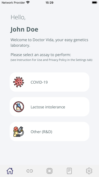 Dr Vida Pocket PCR Screenshot