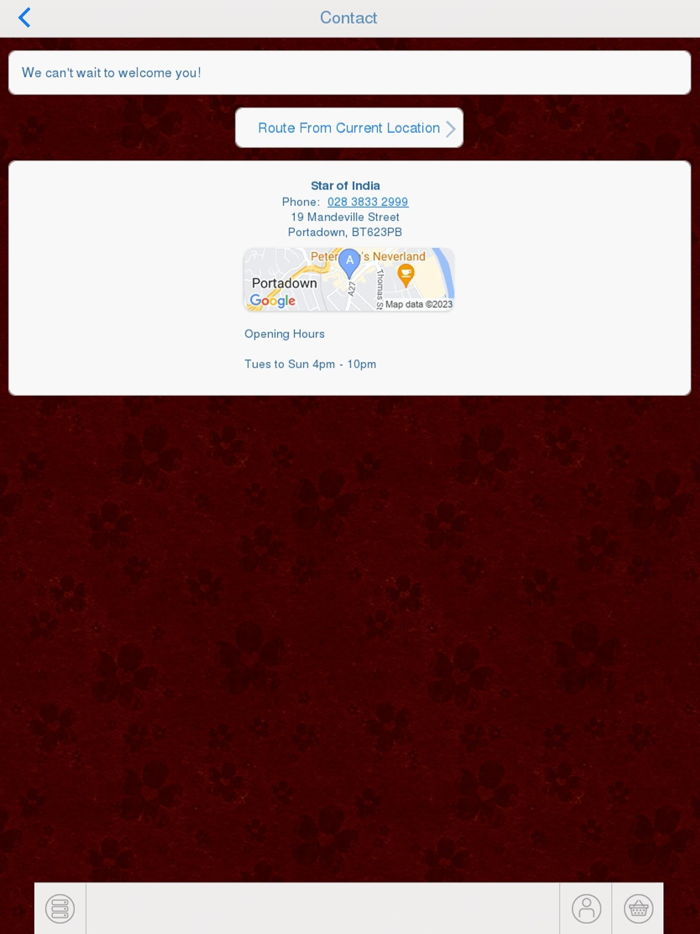 Star of India Portadown App