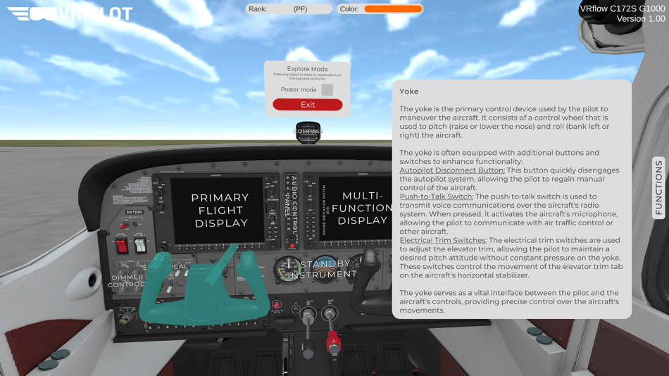 #7. VRflow C172S G1000 (iOS) By: VRpilot