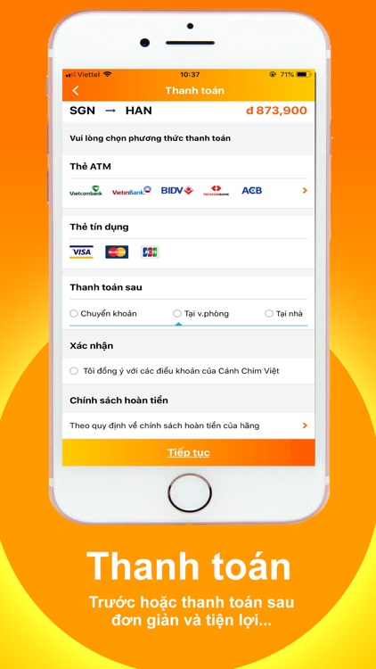 Nụ Cười Travel: Đặt vé máy bay screenshot-3