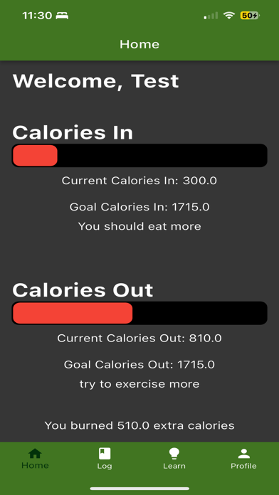 AI Fitness Tracker Screenshot
