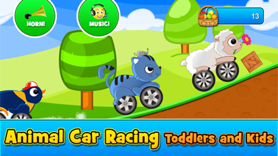 Animal Cars Kids Racing Game Screenshot