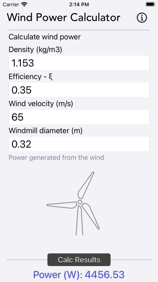 #8. Wind Power Calculator (iOS) 由: Nitrio