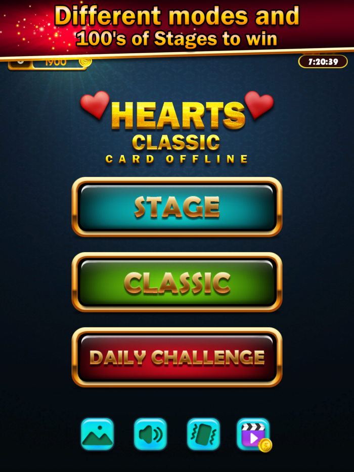 Hearts Classic Offline Card