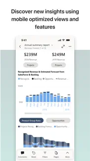 microsoft power bi iphone screenshot 2