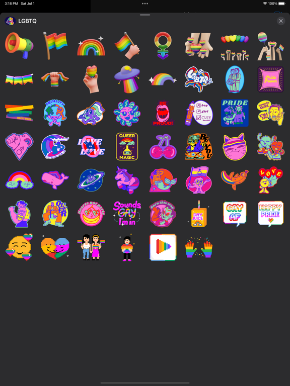 Screenshot #5 pour LGBT dating sticker pack