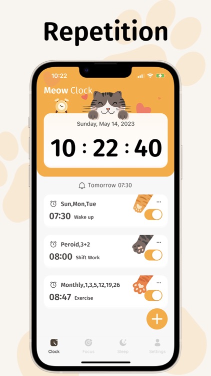 Meow Alarm Clock - Wake You Up