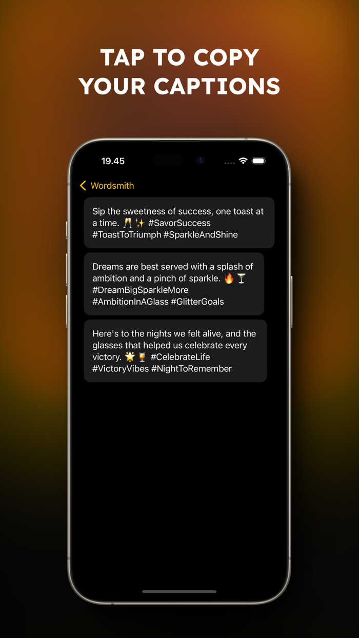 Caption Generator Wordsmith