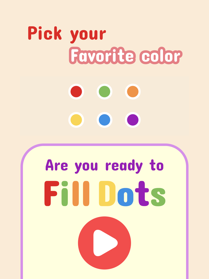 Fill Dots - Relax Color Puzzle
