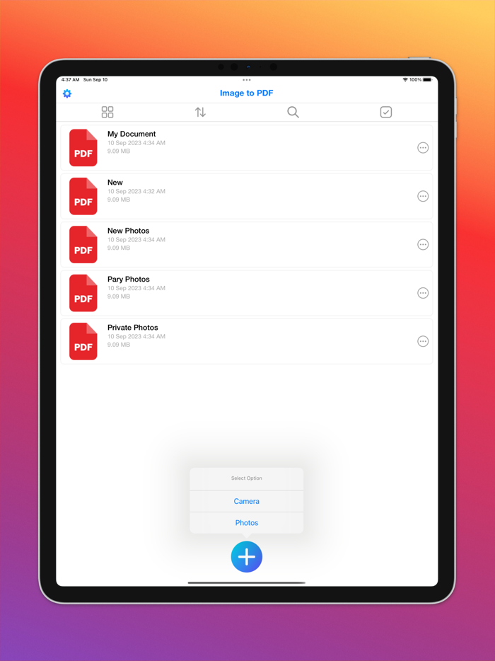 Photos to PDF - PDF Converter