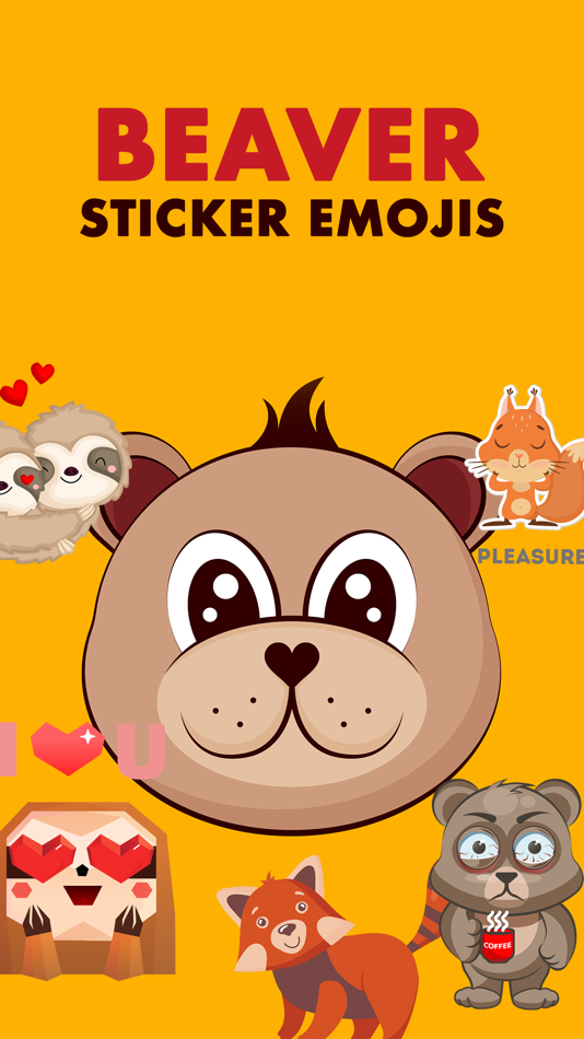 Beaver Sticker Emojis - 1.2 - (iOS)