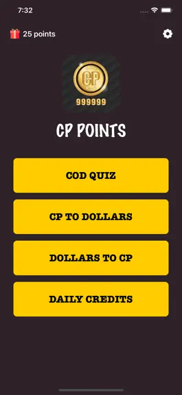 Game screenshot COD Points Quiz: CP Coin mod apk