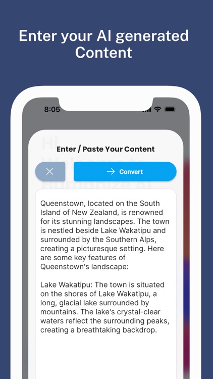 Humanize AI - Text Paraphrase