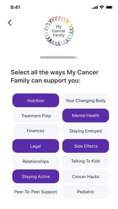My Cancer Family: Help For You Screenshot