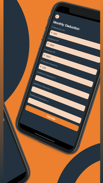 Salary calculator & Tax deduct Screenshot