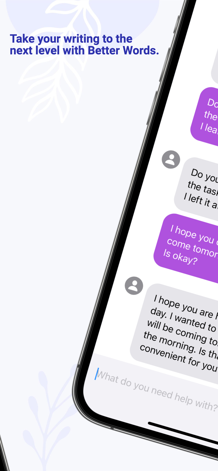 Writing Assistant Better Words
