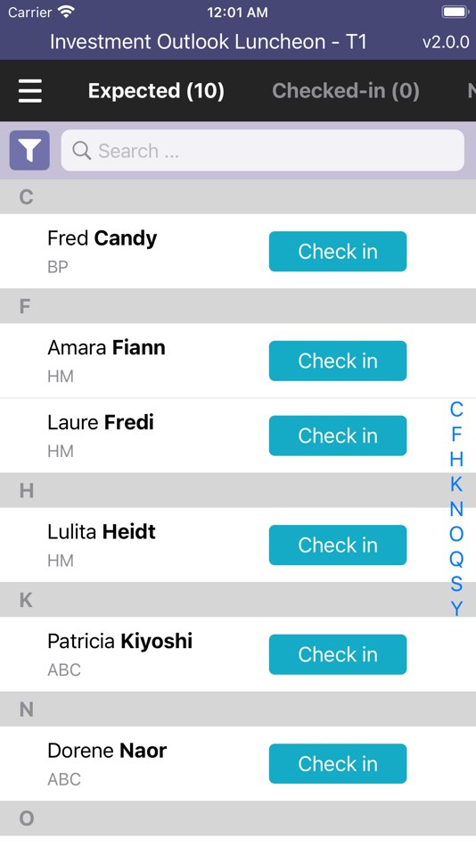 #2. GMS Check-in App (iOS) Podle: Internad Limited