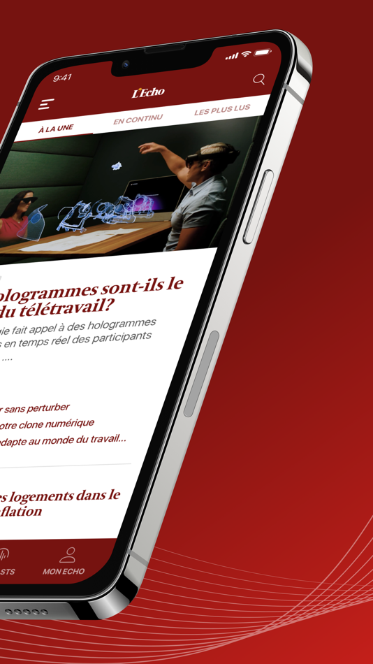 #2. L'Echo (iOS) By: Mediafin