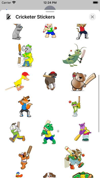 Screenshot #2 pour Cricketer Stickers