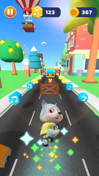 Jumping Wolfoo - Musical Beats Screenshot