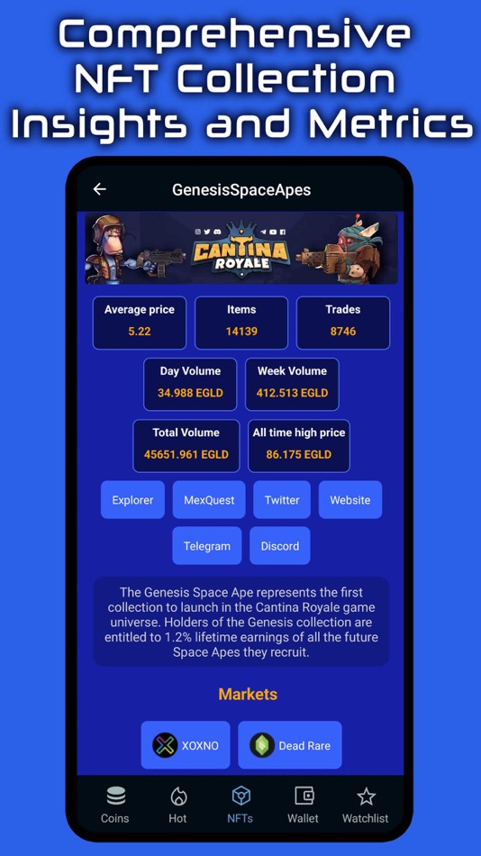 #5. MultiversX Tracker (iOS) By: CREATIVE STAR SOFT SRL