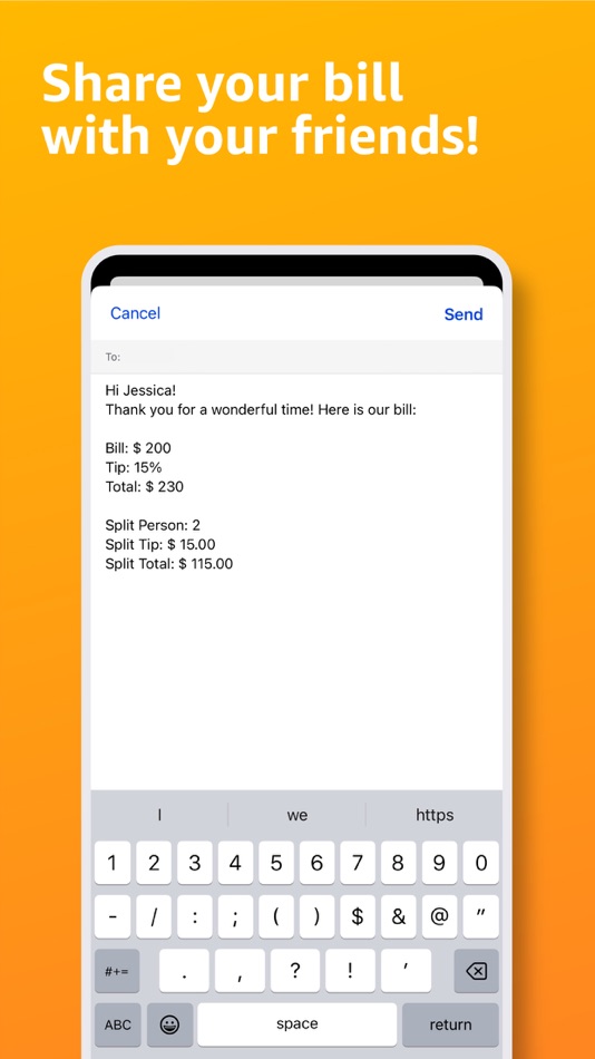 #5. 2split - Tip Calculator (iOS) 由: LaevoGroup