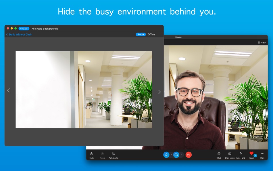 #4. Backgrounds for Skype (macOS) 由: UAB Macmanus