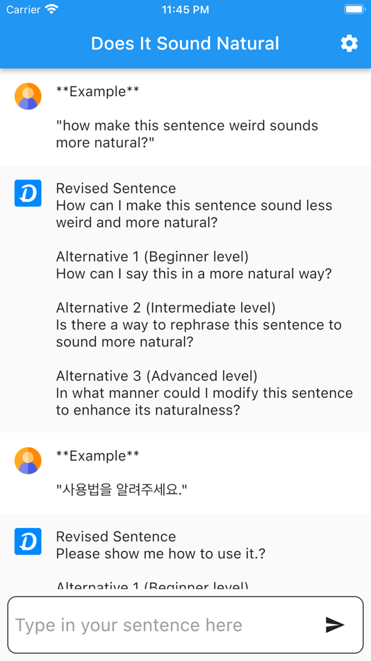 #1. Does It Sound Natural (iOS) Podle: Jaehyeong Lee