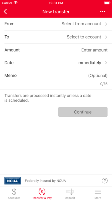Baton Rouge Fire Dept FCU Screenshot
