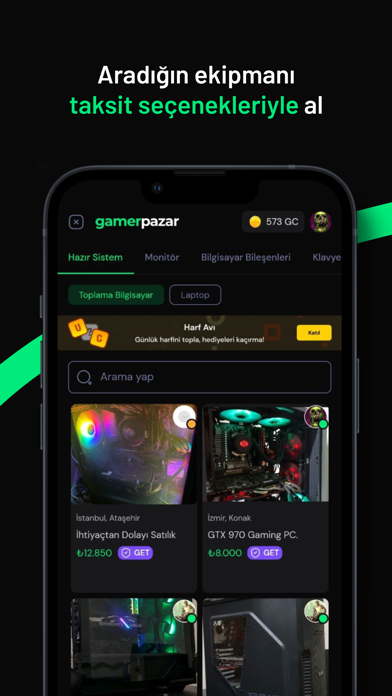 gamerpazar: Skin ve Ekipmanlar Screenshot