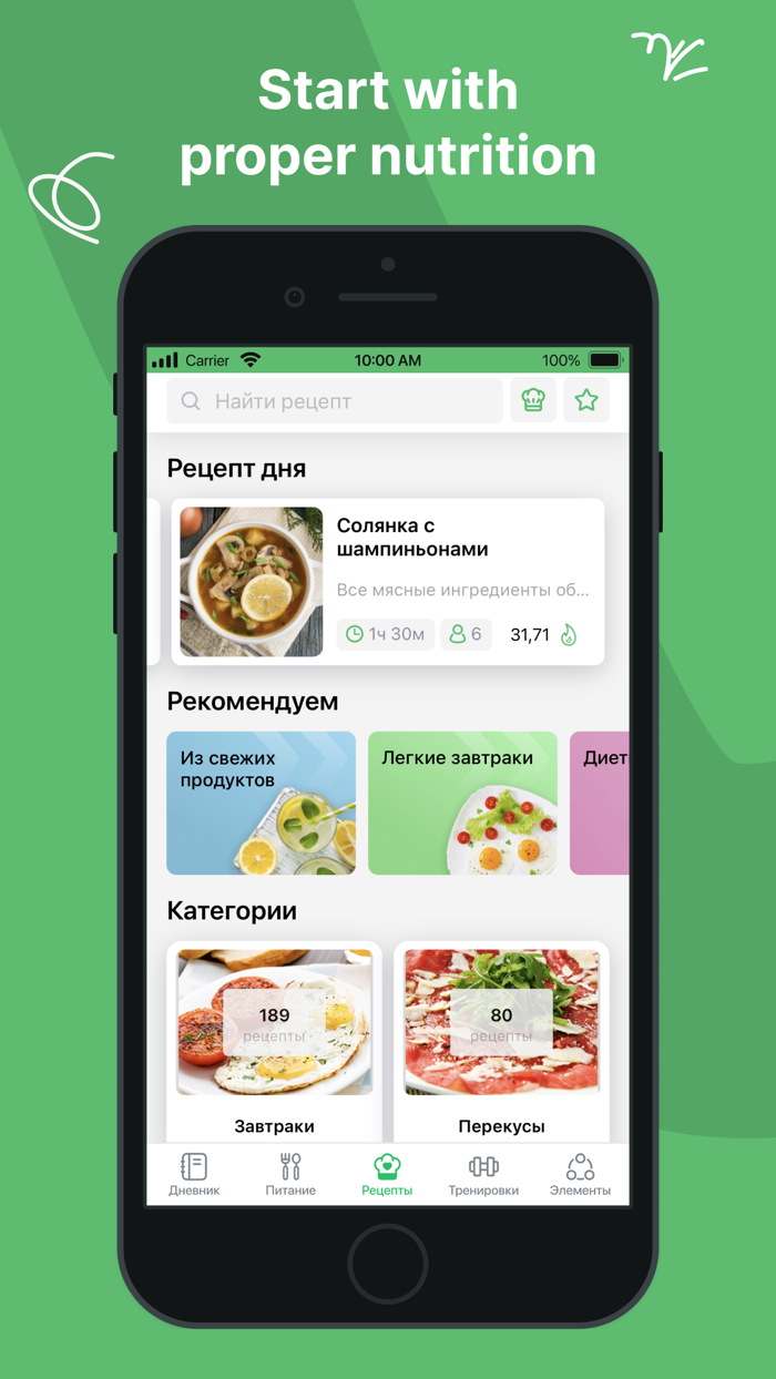 Slimming food diary recipes