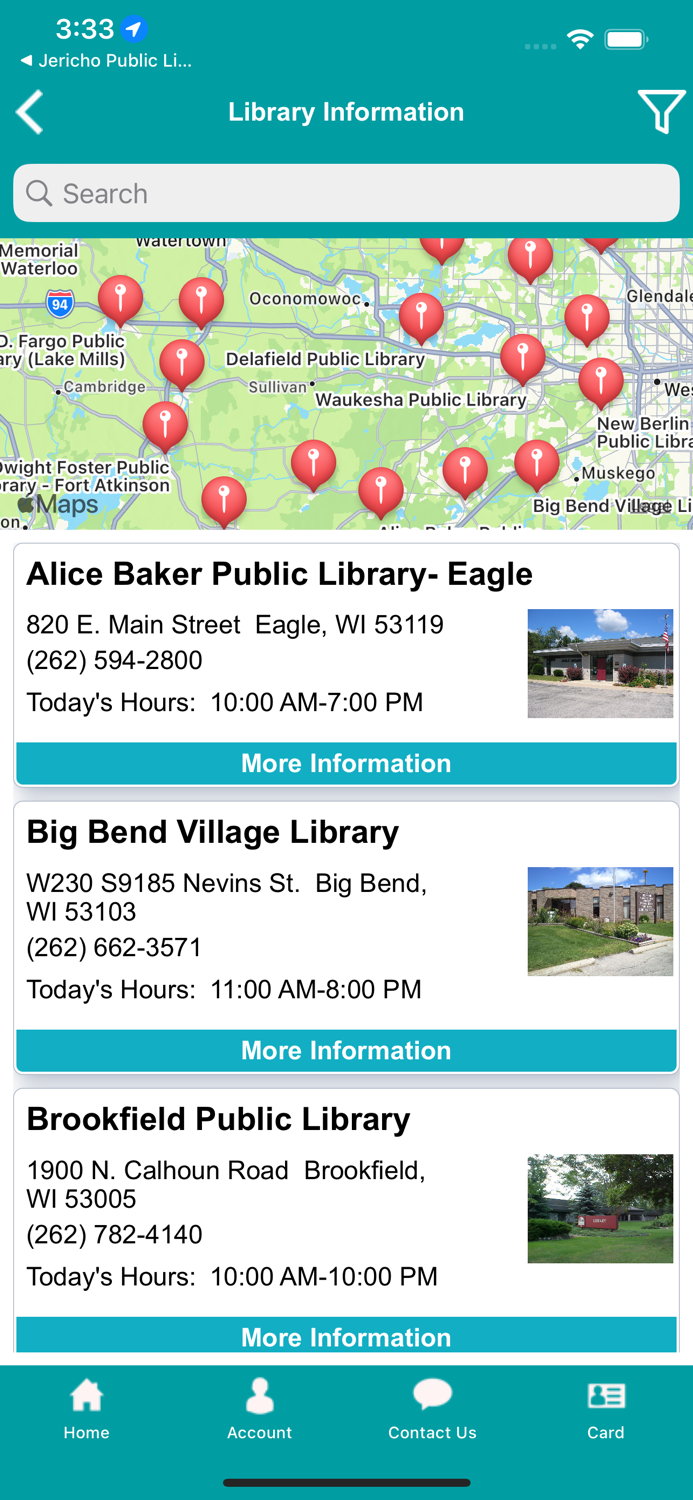 Bridges Library Café Mobile