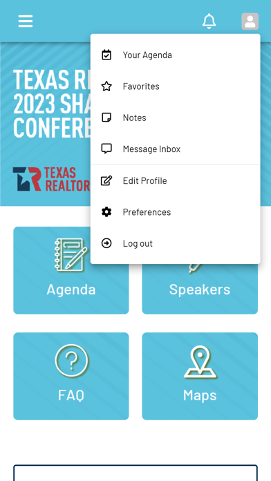 Texas REALTORS® Events Screenshot