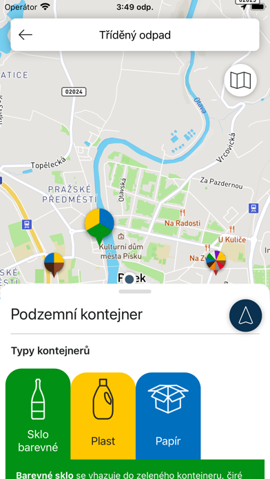 Můj Písek - mapy Screenshot